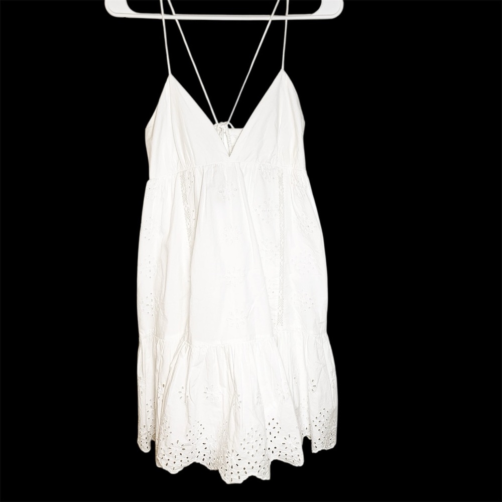Zara White Summer Dress - Picture 3 of 4